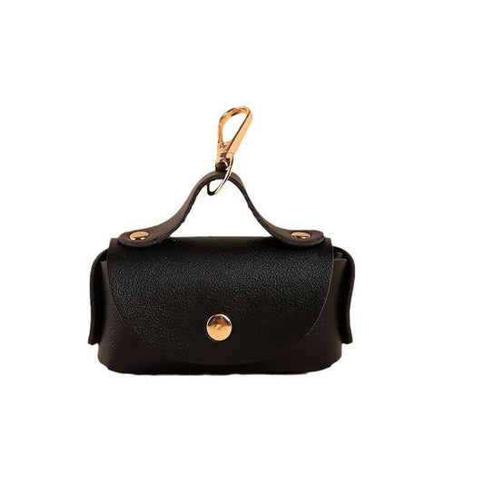 Leather Poop Bag Pouch