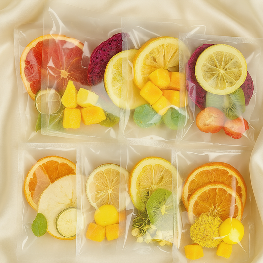 Assorted Freeze-Dried Fruit Teas (from 7 bags)