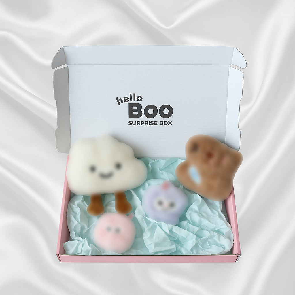 Tiny plush keychain (from 2 pieces)