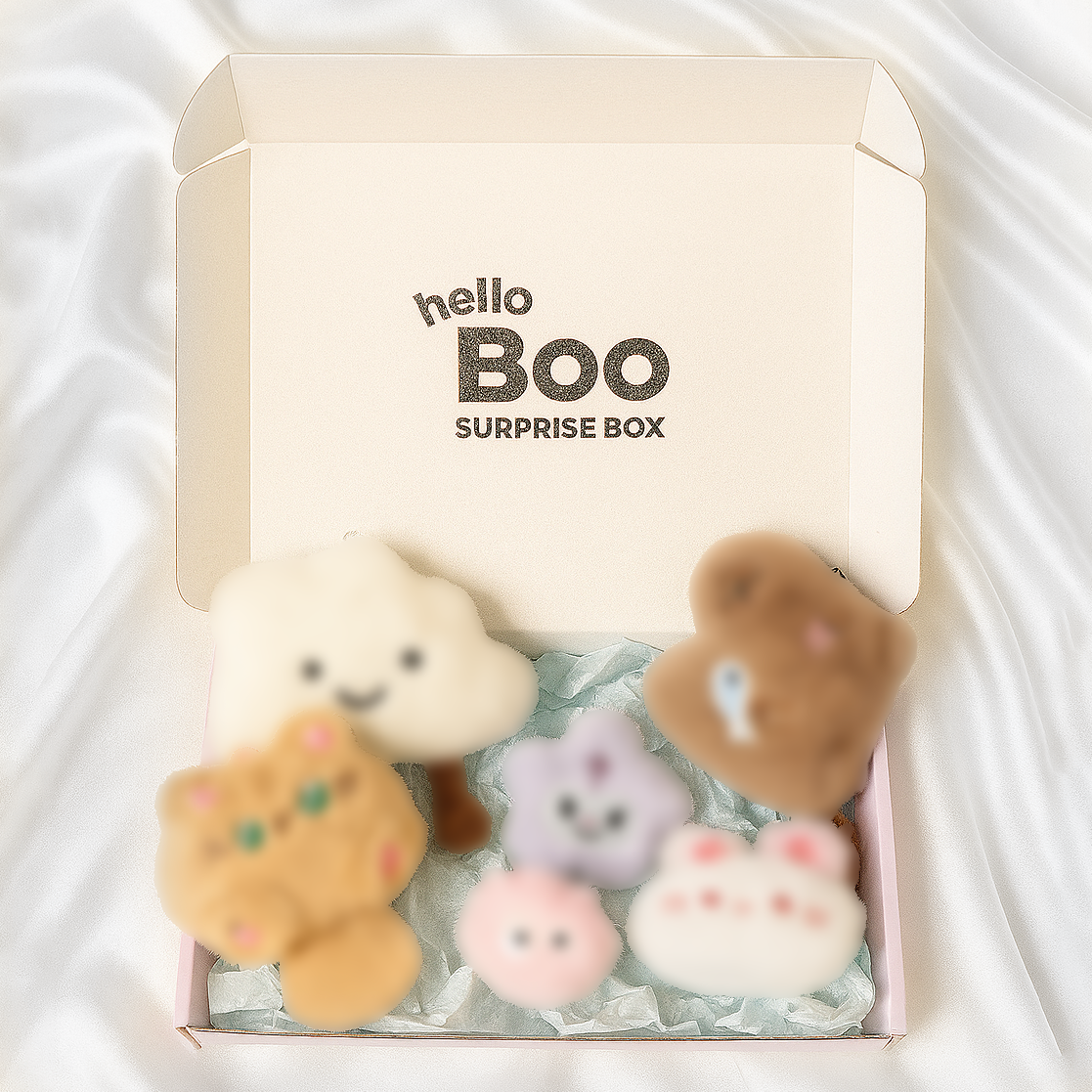 Tiny plush keychain (from 2 pieces)