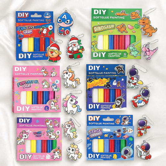 DIY Gel Keychain Art Kit (no baked)