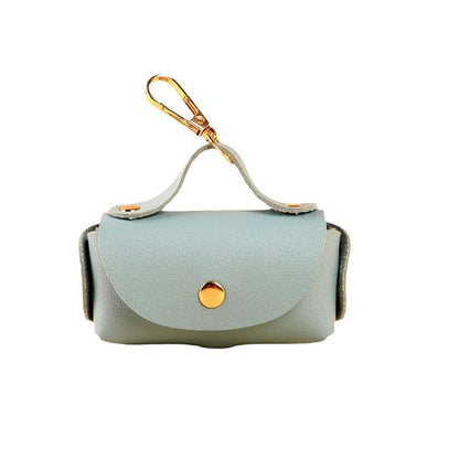 Leather Poop Bag Pouch
